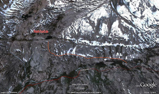 route to picketts guard lake