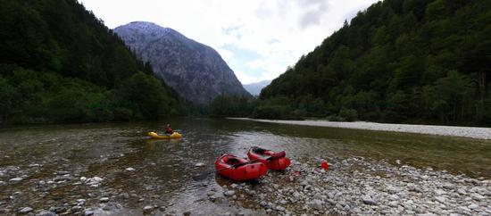 Packrafts on the Salza
