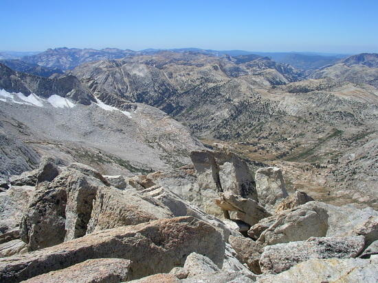 View from the Crest near Matterhorn Peak in August