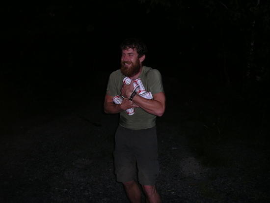 Woty "preparing" for the 100 mile wilderness