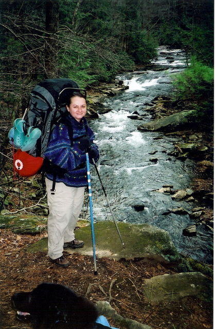 Mitten's Hiking Stick