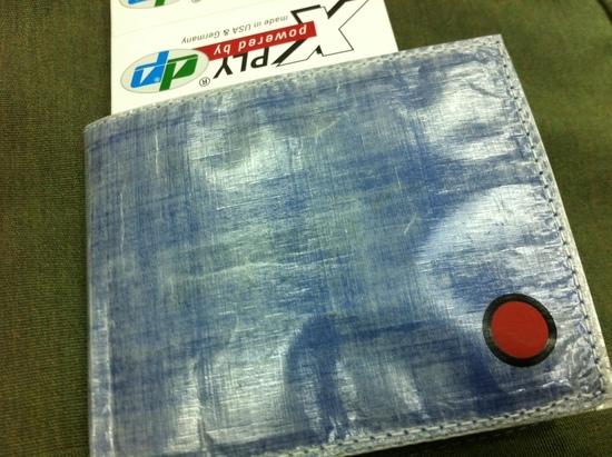 blue wallet