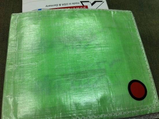 green wallet