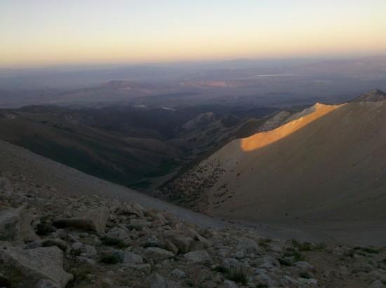 Trail Canyon at sunset