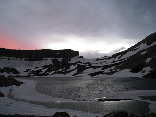 snow drift lake