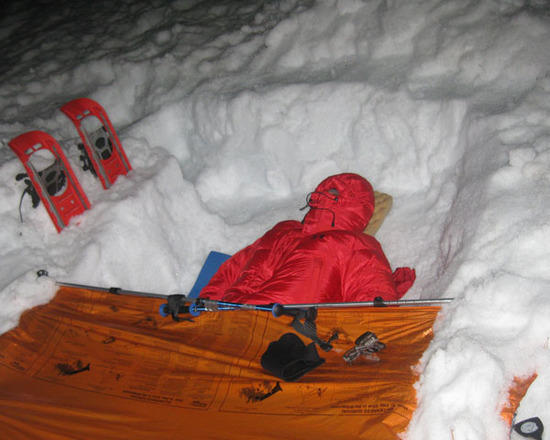 Dave in snow