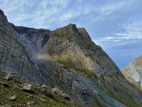 On the way up