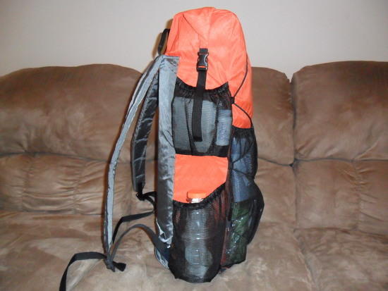 Gatorade Bottle in Side Pocket