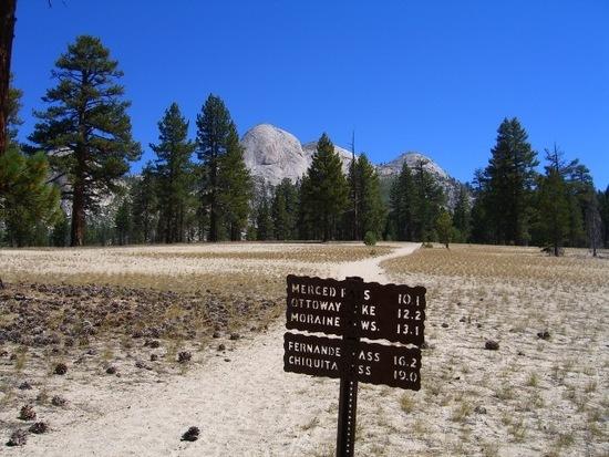 Heading up the valley