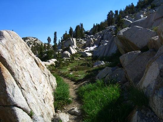 Final stretch going up to Fernandez Pass