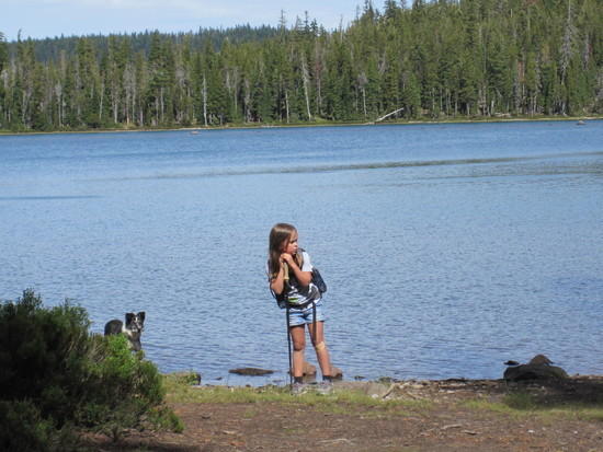 Lake break.