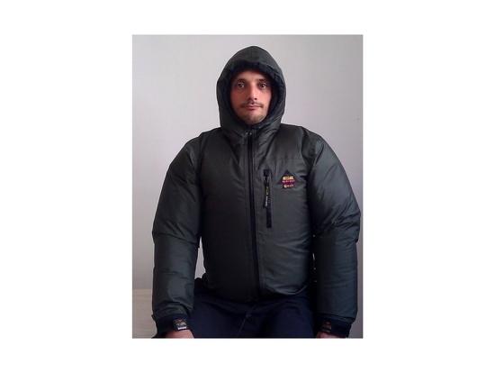 under a jacket