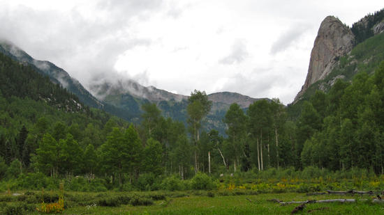 Pope's Nose at the mouth of Flint Creek