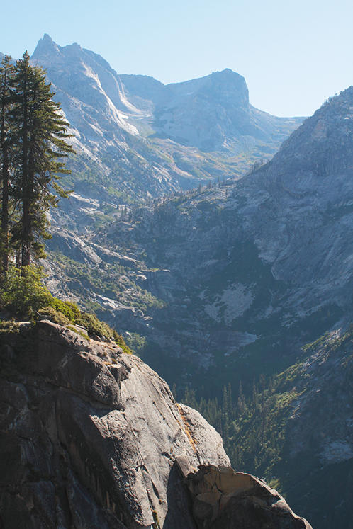 view east toward Hamilton Lakes and Kaweah Gap