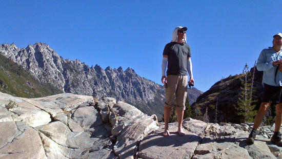 Steve and Adam Above Sapphire Lake