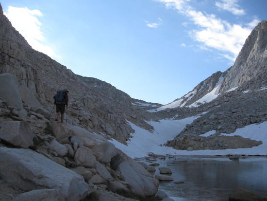 Approaching Gabbott Pass