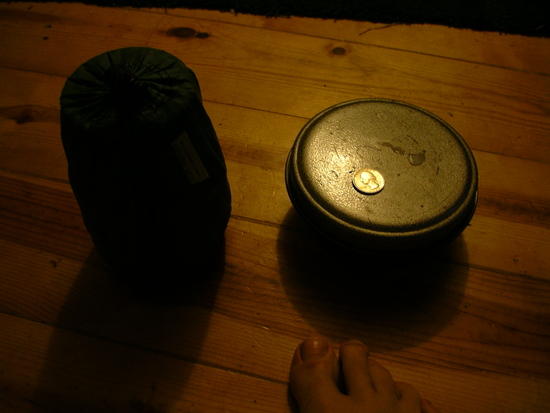 Trail Designs Caldera Cone kit left Trangia Mini 28 Kit right