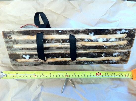 Bottom of crampon