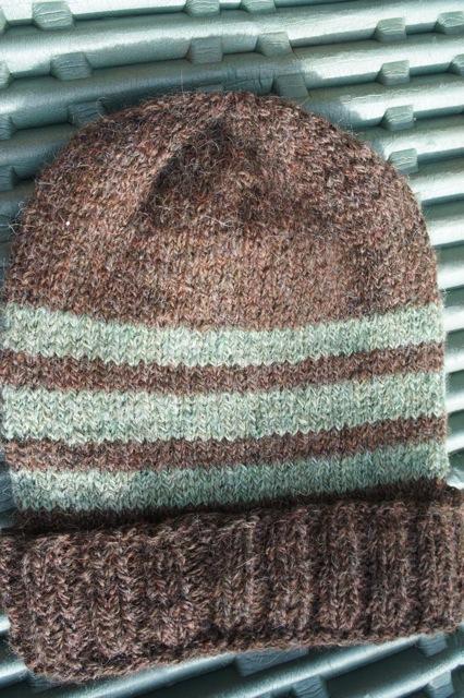 brown and green