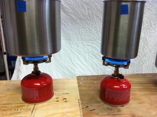 Wide and Narrow pot test