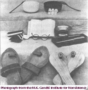 Gandhi's possessions