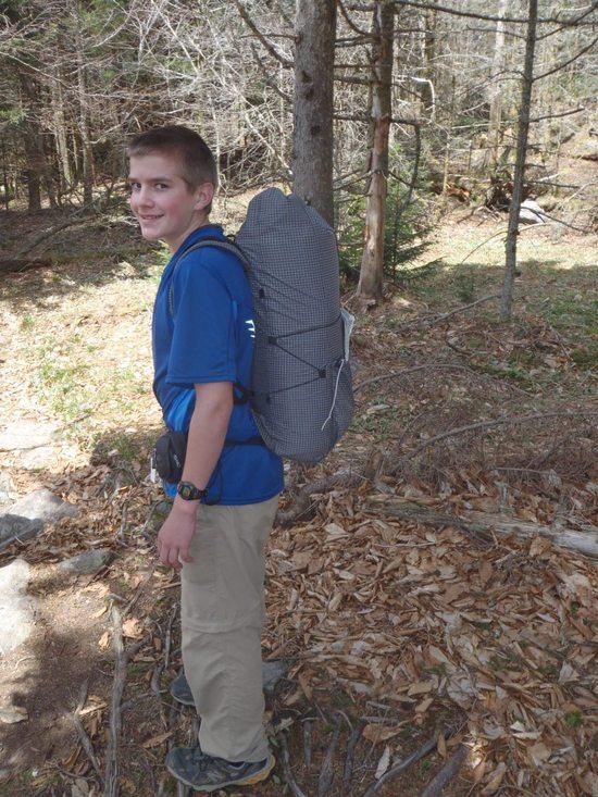 Joseph and his new MYOG pack