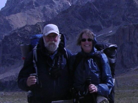 Closeup on Hurricane Pass in Teton Crest Trail
