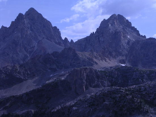 Tetons from Hurricane Pass
