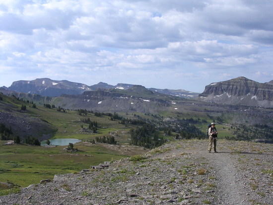 Looking Back at Sunset Lake