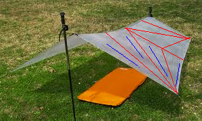 radial cut tarp