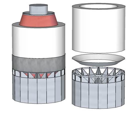 heat exchanger and insulated Rexam King can
