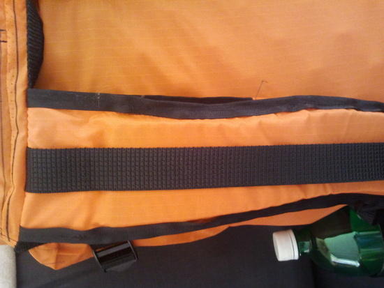 Close up of the strap