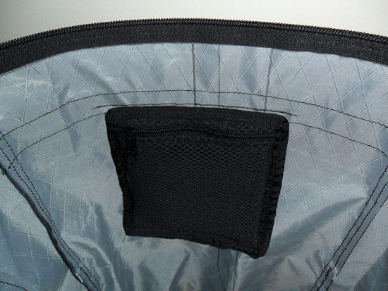 Zippered and Padded cell phone pocket