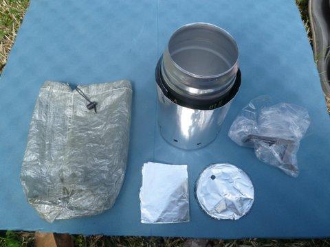 The kit unpacked