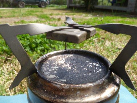 Also notice the gunk build up on the bottom of cook pot