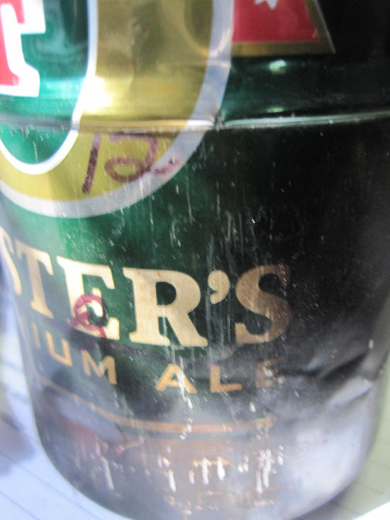 Dented Fosters Can
