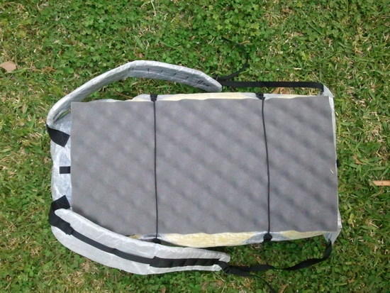 ZPacks Zero with GG SitLight pad & NeoAir as pack support/structure