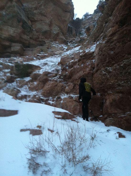 climbing south rim