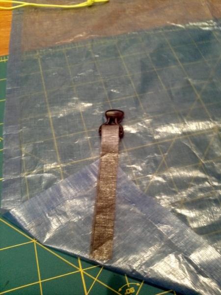 Taped on