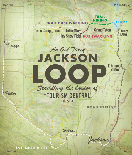 Teton Packbike Map