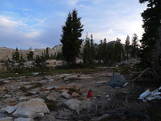 my camp at Fraser lake