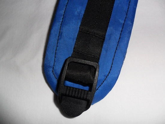 Ladder lock and bar tacked webbing