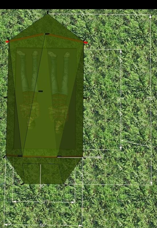 48" tent - top