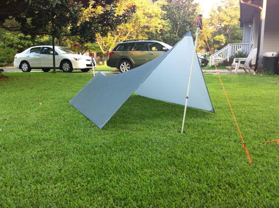 From the front of Tarp