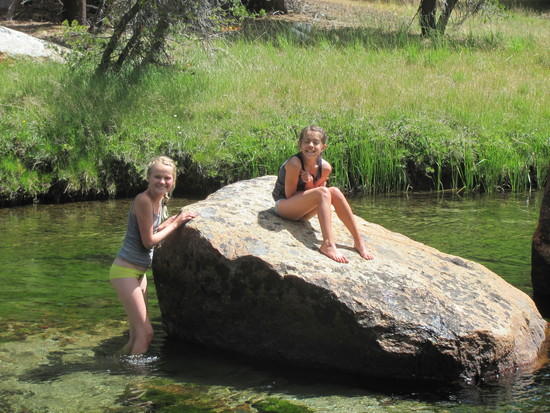 Hannah and Natalie in Lyell Canyon