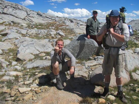 Unfriendly backpacker who doesn't like girls in the wilderness