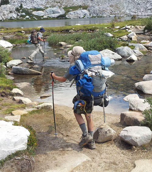 Jason and Matt on the JMT