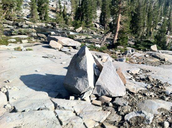 Interesting split rock