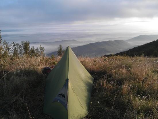 On a ridge with the shangri la