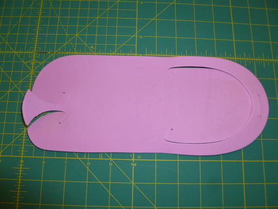 Pedicure sandal flat